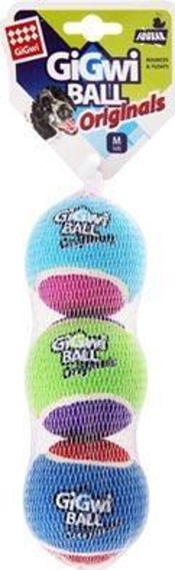 6118 Gigwi Ball Tenis Topu 3'lü 6 cm Köpek Oyun. - Image 1