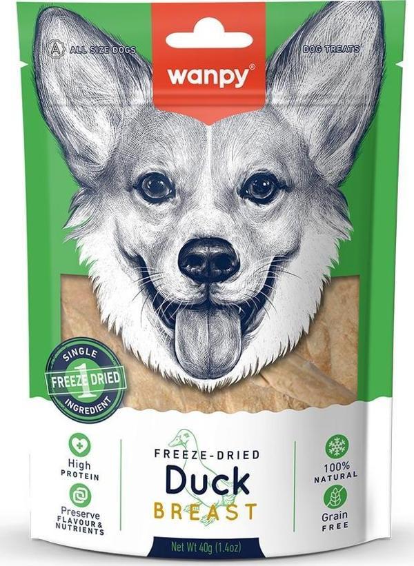 Wanpy Köpek Dondurularak Kurutulmuş Ördek Göğüs 40g - Image 1