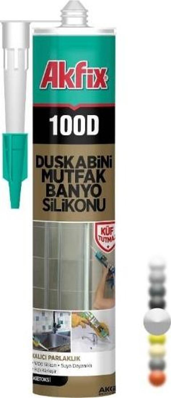 AKFİX DUŞAKABİN SİLİKONU ŞEFFAF 280 ML - Image 1