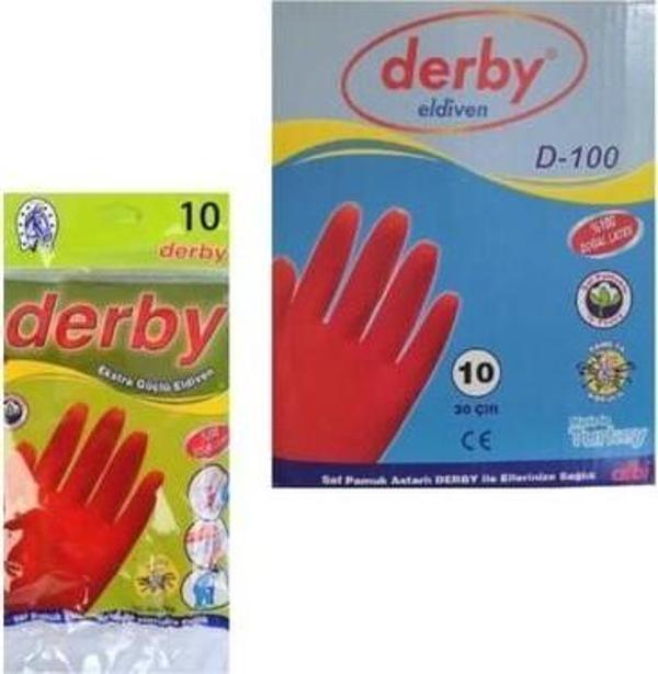DERBY D-100 LASTİK ELDİVEN 10 - Image 1