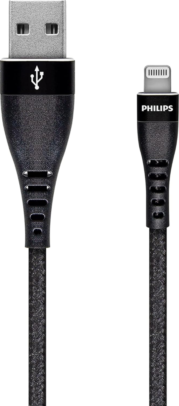 ScHitec 65W 2 Type-C + 3 UsbA Toplam 5 Çıkışlı Philips MFI Lisasnlı UsbA to Lightning Kablolu Şarj Aleti Beyaz SR104 - Image 1