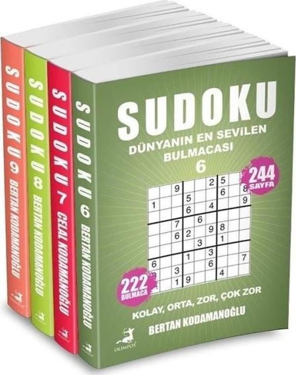 Sudoku Seti - 4 Kitap Takım - Olimpos Yayınları - Image 1