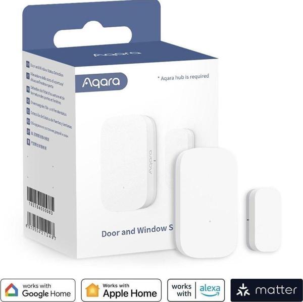 Aqara Akıllı Kapı ve Pencere T1 Sensörü V2 DW-S03D (Apple Home Destekli) - Image 1