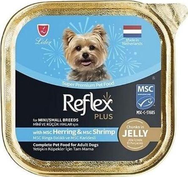 Reflex Plus Ringa Balıklı ve Karidesli Küçük Irk Konserve Yetişkin Köpek Maması 85 Gr - Image 1
