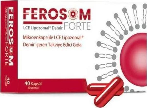 Ferosom Forte Lipozomal Demir 40 Kapsül - Image 1