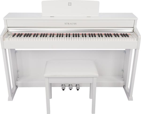 STRAUSS STP-320S WH PİYANO BEYAZ - Image 1