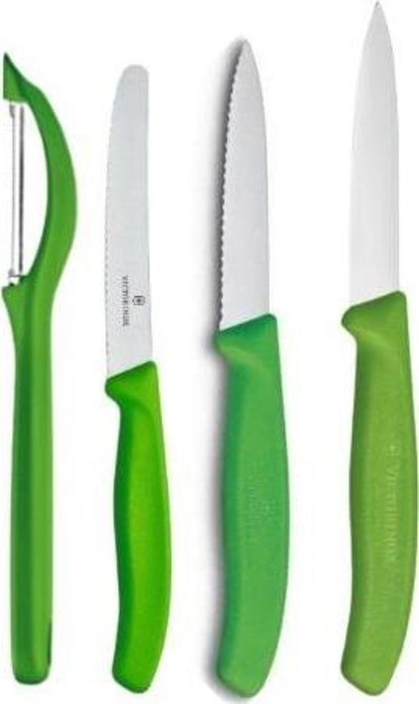 Victorinox Swiss Classic 4Lü Yeşil Soyacak ve Bıçak Seti - Image 1