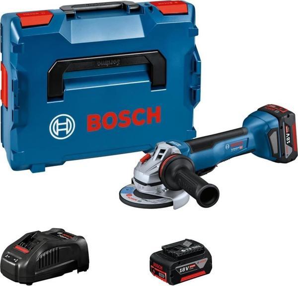 Bosch GWS 18V-10 P Çift Akülü 5 Ah Taşlama Makinesi - Image 1