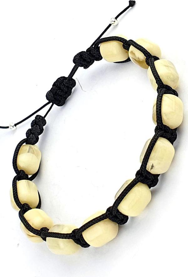 Kehribar El İşi Şambala Erkek Bileklik - Image 1