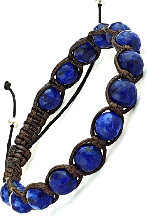 Lapis Taşlı Şambala El İşi Bileklik - Image 1