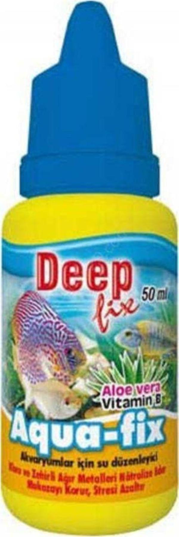 Deep Fix Aquafix Akvaryumlar Için Su Düzenleyici 50 Ml - Image 1