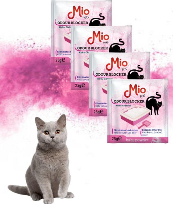 PureCanpati 4'lü Kedi Kumu Koku Giderici (Bebek Pudralı) - Image 1