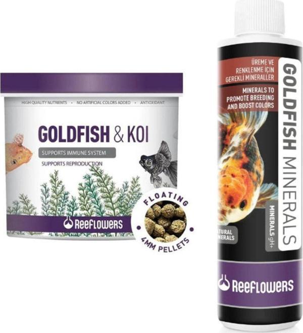 PureCanpati Gold Fish&koi(japon Balık)yemi+mineral - Image 1