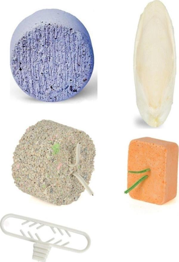 Quik Okaliptuslu Mineral Blok+kalamar Kemiği+enerji Blok+mineral Blok Ve Tutacak - Image 1