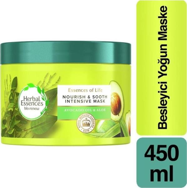Herbal Essences Avocado Yağı & Aloevera Maske 450ml - Image 1