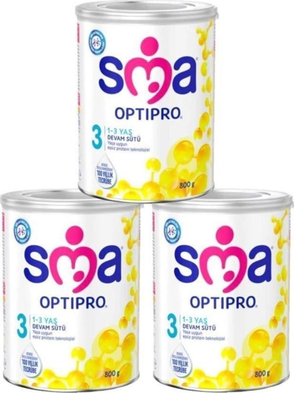 SMA Optipro 3 Devam Sütü 800 gr X 3 Adet - Image 1