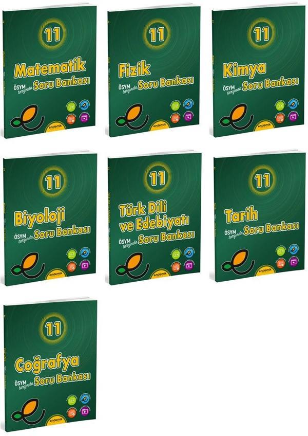 Endemik 2025 11. Sınıf Soru Kitabı Seti Tam Set 7 Kitap - Endemik Yayınları - Image 1