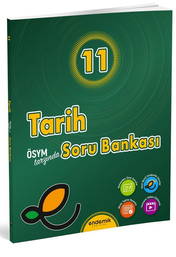 Endemik 2025 11. Sınıf Tarih Soru Bankası - Endemik Yayınları - Image 1