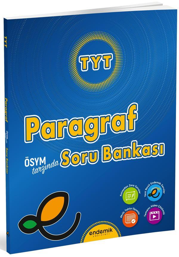 Endemik 2025 Tyt Paragraf Soru Bankası - Endemik Yayınları - Image 1