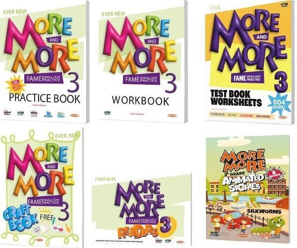 Kurmay Elt 2025 3. Sınıf More More Practice Book + Test Book + Hikaye Seti - Kurmay Yayınları - Image 1