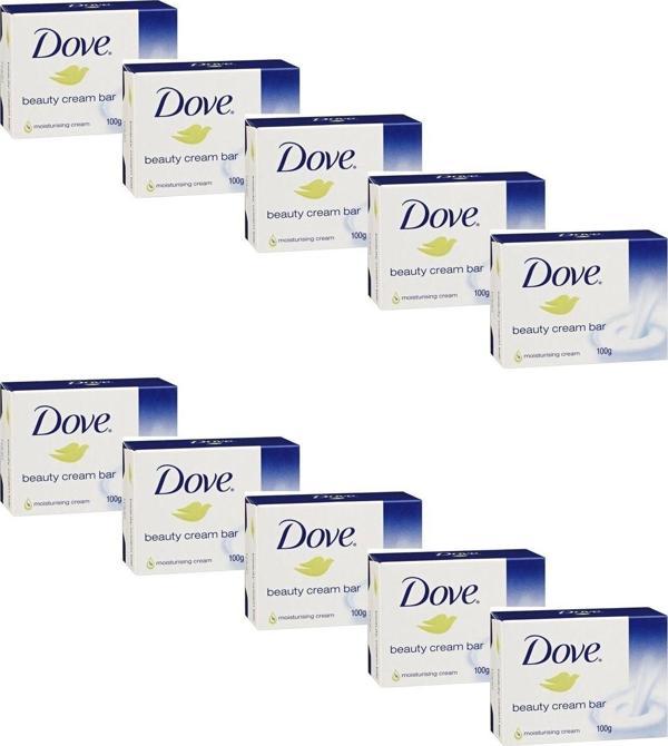 Dove Beauty Cream Bar Original Katı Sabun 100Gr X 10 Adet - Image 1