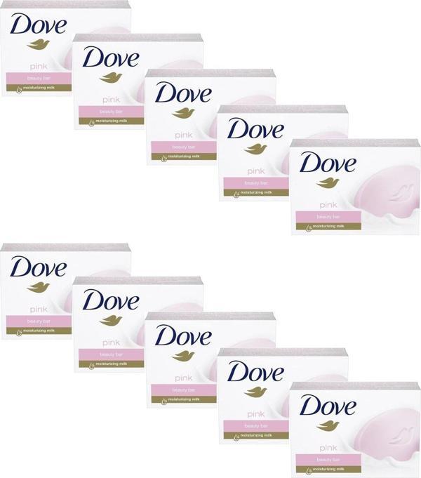Dove Pink Cream Bar Güzellik Sabunu 100 Gr X 10 Adet - Image 1