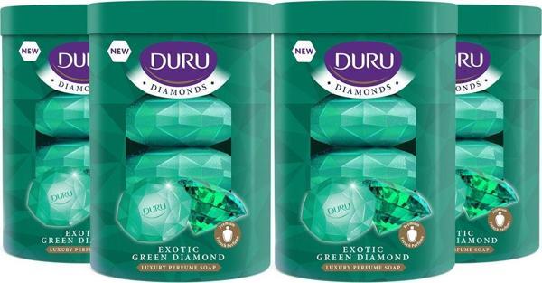 Duru Diamonds Serisi Exotic Green Diamond 16 Adet Güzellik Sabunu 4X360 Gr - Image 1