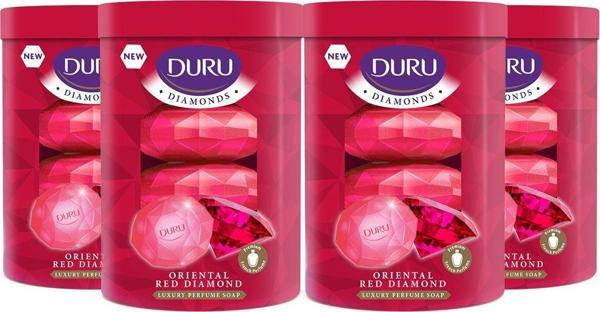 Duru Diamonds Serisi Oriental Red Diamond 16 Adet Güzellik Sabunu 4X360 Gr - Image 1