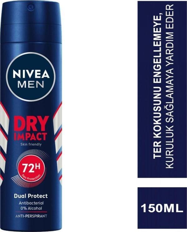 Nivea Bay Deodarant Dry Impact 150 ml - Image 1