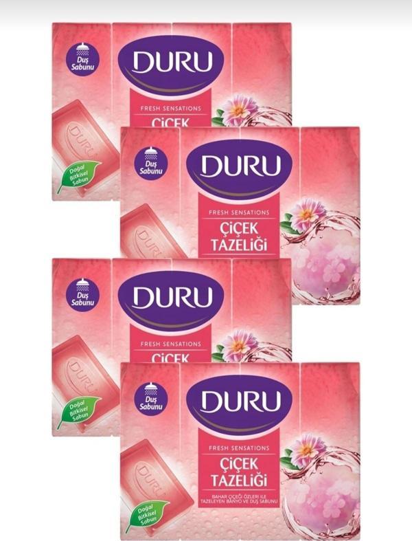 Duru Fresh Sensations Çiçek Tazeliği 16 Adet Duş Sabunu 4×600 Gr - Image 1