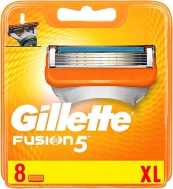 Gillette Fusion 5 Manuel Yedek Karton Ambalaj 8'Li - Image 1