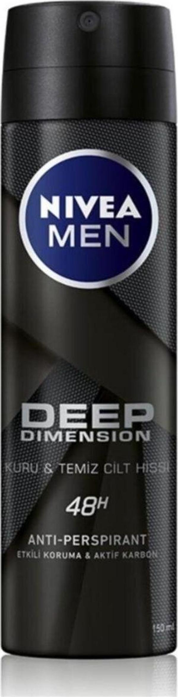 Nivea Deep Dimension 150 ml Deodorant Sprey  - Image 1
