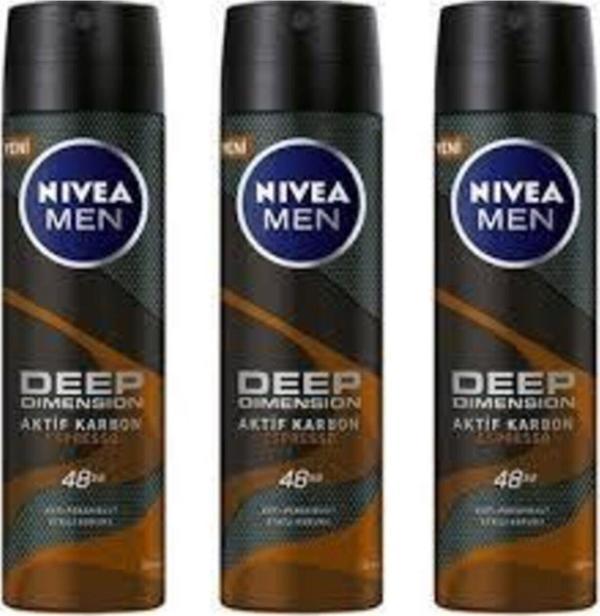 Nivea Deep Dimension Deodorant 3Lü Set - Image 1