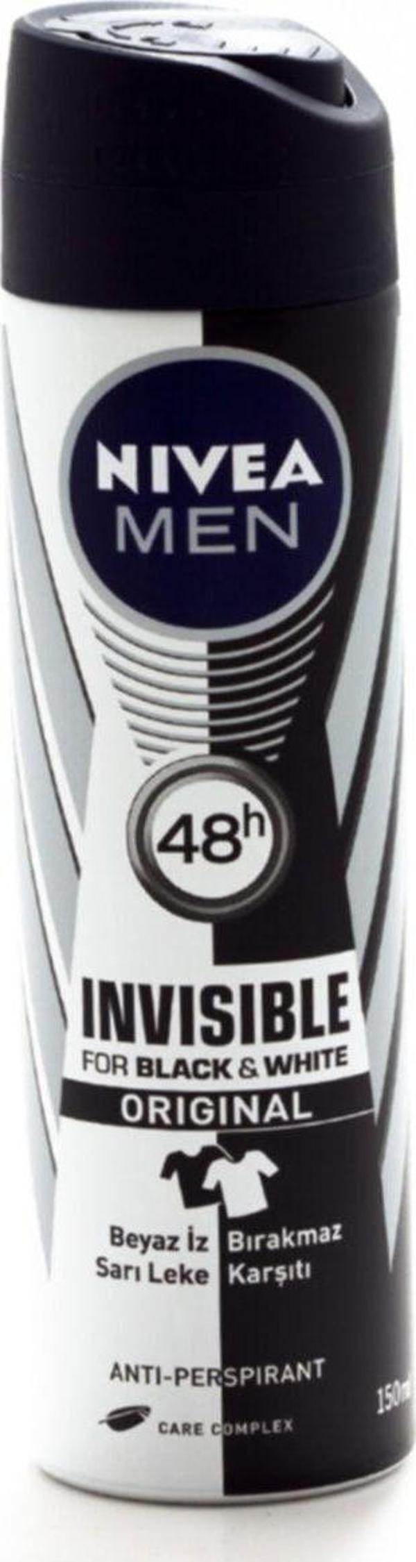 Nivea Deodorant Sprey Invisible Black White Power 150 ml - Image 1