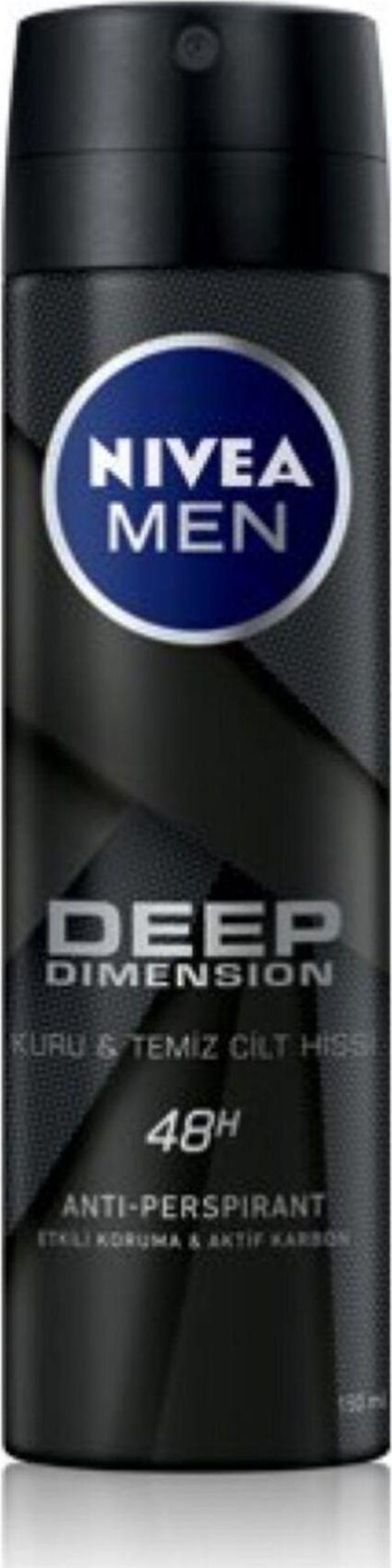 Nivea Men Deodorant Deep Dimension 150 ml - Image 1