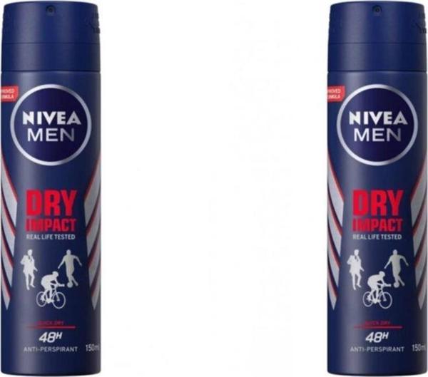 Nivea Men Deodorant Dry Impact 2Li - Image 1