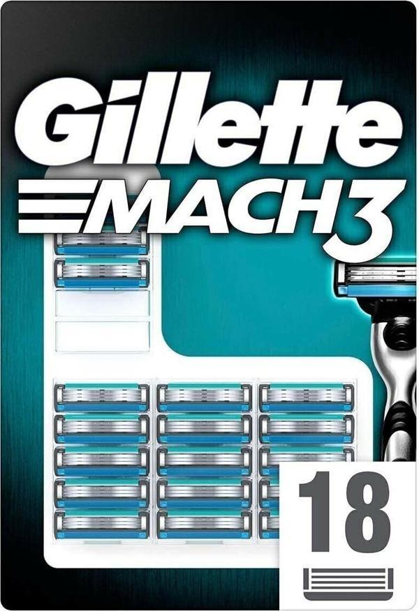 Gillette Mach3 I Karton Paket 18'Li - Image 1