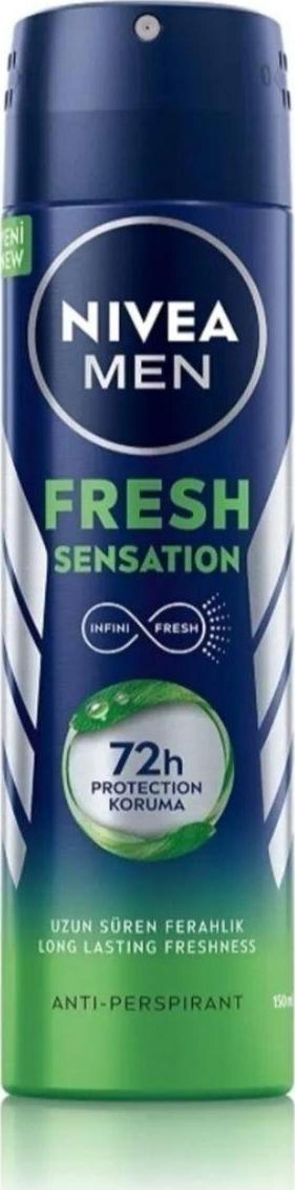 Nivea Men Sprey Deodorant Fresh Sensation - Image 1