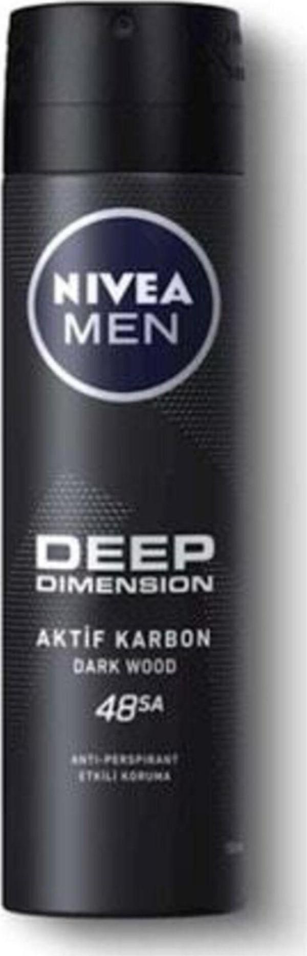 Nivea Deep Dimension Erkek Deodorant 150 ml - Image 1