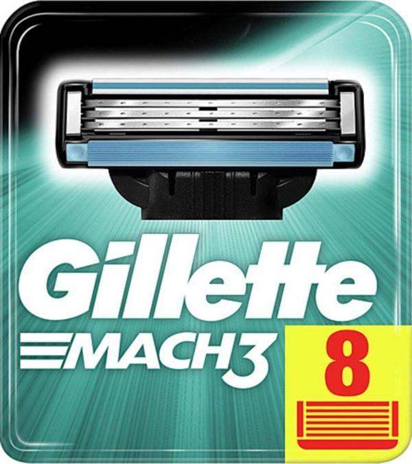 Gillette Mach3 Yedek Tıraş Bıçağı 4'Lü 2 Adet - Image 1