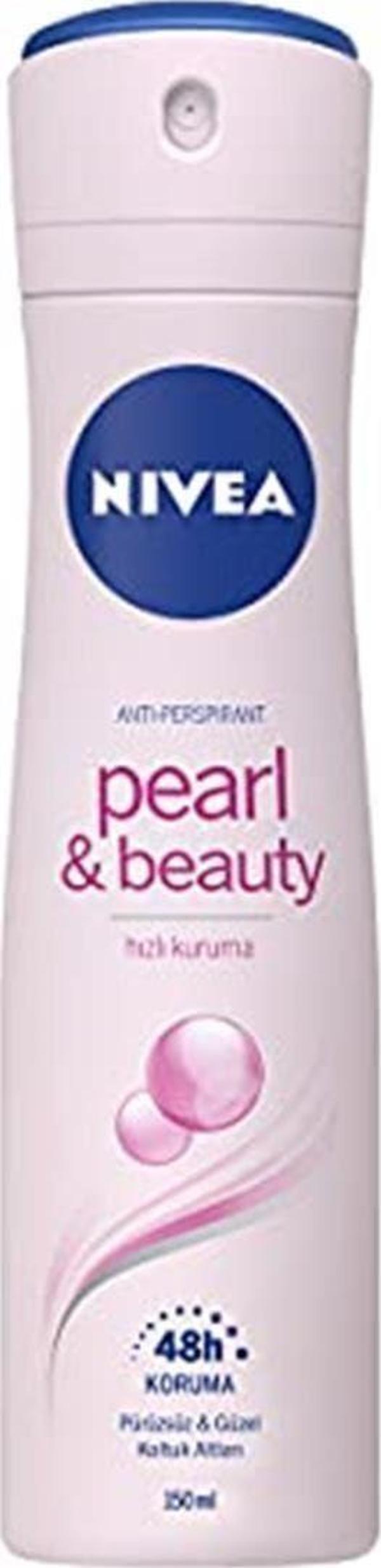 Nivea Pearl & Beauty Sprey Deodorant 150 ml Kadın - Image 1