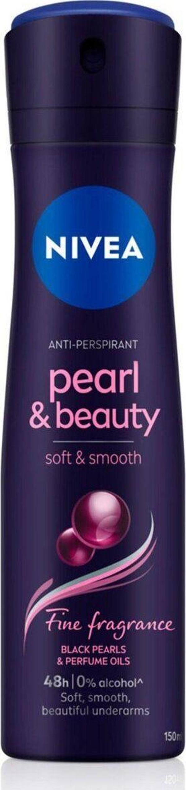 Nivea Pearly Beauty Fine Fragrance Deodorant 150 ml - Image 1