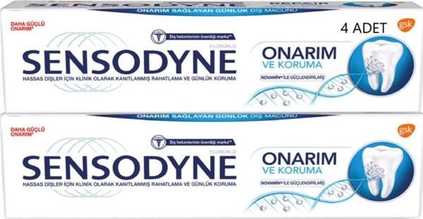 Sensodyne Onarım Koruma 75 ml*4 Lü - Image 1