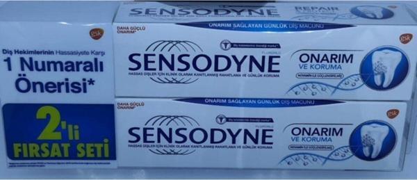 Sensodyne Sensodyn Onarım Koruma 2 X 75 ml Fırsat Seti - Image 1