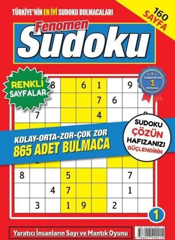 Fenomen Sudoku 1 - Maxı Yayıncılık - Image 1