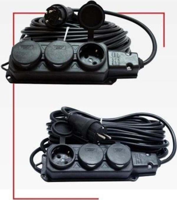 Aydın Kablo Priz Monofaze 5Mt 3Lü - Image 1
