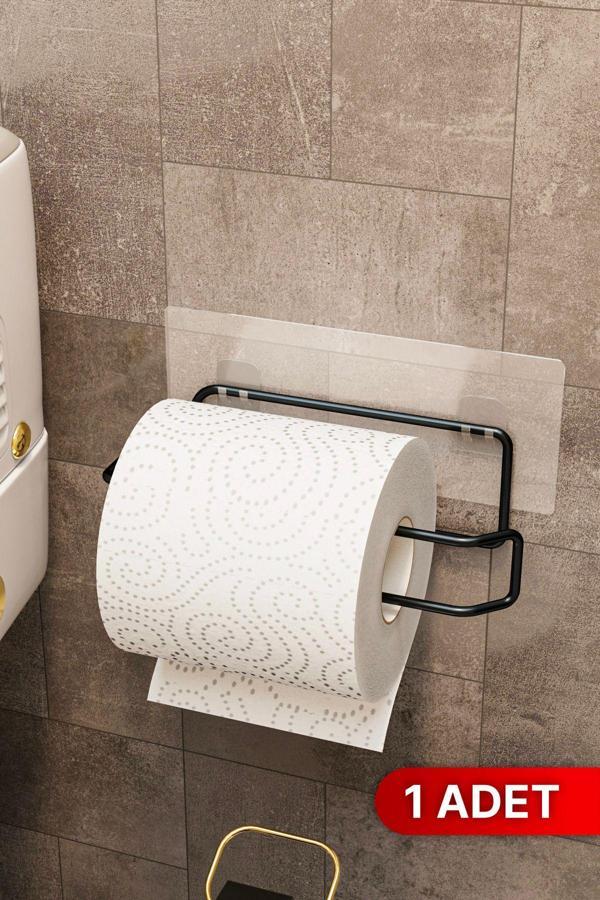 Bino Tuvalet Kağıtlığı Yapışkanlı Wc Kağıdı Peçetelik Tuvalet Kağıdı Organizeri Banyo Düzenleyici Lüks - Image 1