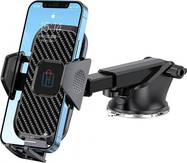 Hb-01 Otomatik Klipsli Araba Telefon Tutucu Ayarlanabilir Cam Ve Torpido Için Yüksek Kalite Tutucu - Image 1