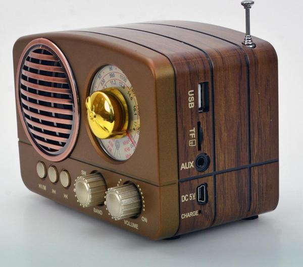 M-161BT Bluetooth Radyo Müzik Kutusu MP3 14 Cm Dekoratif Ve Nostaljik Radyo(fm/usb/sd) - Image 1