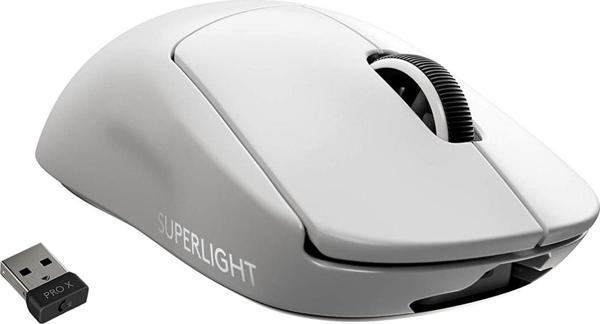 LOGITECH G PRO X SUPERLIGHT 25600-DPI KABLOSUZ MOUSE BEYAZ 910-005943 - Image 1